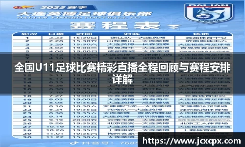 全国U11足球比赛精彩直播全程回顾与赛程安排详解